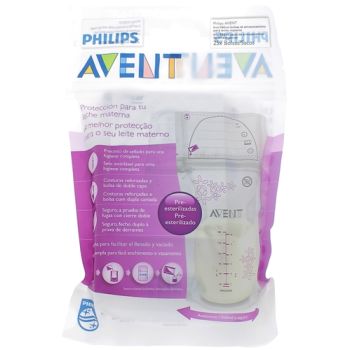 Sachets de conservation pour lait maternel Avent - 25 sachets