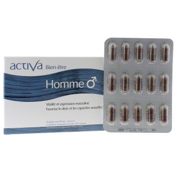 Activa bien-être Homme - boîte de 30 gélules