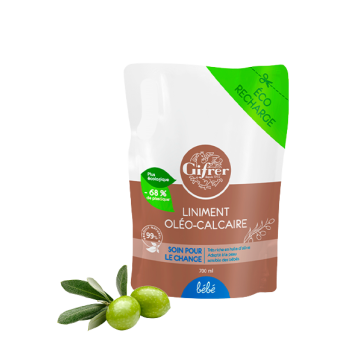Bébé Liniment Oléo-Calcaire Gifrer - éco-recharge de 700 ml
