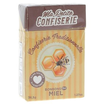 Bonbons au miel sans sucres Ma petite confiserie - boite de 36,5g