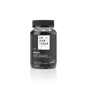 Boost double action chute et croissance Lazartigue - pot de 60 gummies