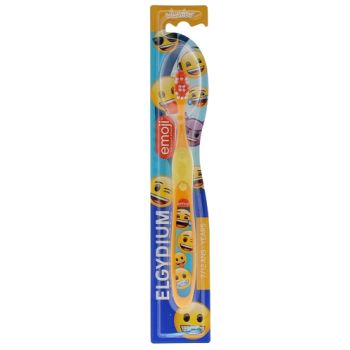 Brosse à dents 7-12 ans Elgydium junior emoji - 1 brosse à dents