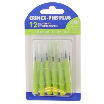 Brossettes interdentaires micro plus gf phb plus Crinex - 12 brossettes