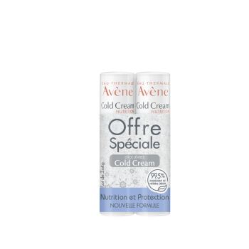 Cold Cream stick lèvres nourrissant Avène - 2 sticks lèvres