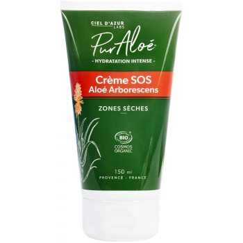Crème SOS Aloé Arborescens bio Pur Aloé - tube de 150ml