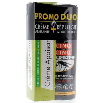 Crème apaisante + Spray Tropic Cinq sur Cinq - spray de 75 ml et tube de 40 g