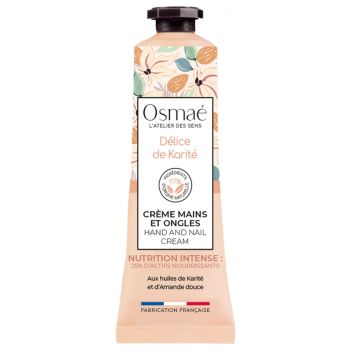 Crème mains et ongles Délice de Karité Osmaé - tube de 30 ml