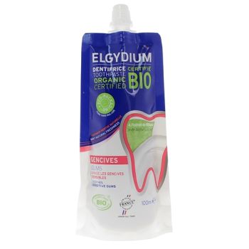 Dentifrice bio éco conçu Gencives Elgydium - tube de 100ml