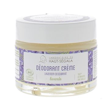 Déodorant crème lavande bio Haut-Ségala - pot de 50 g