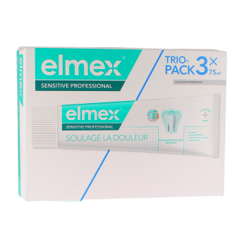 Elmex sensitive professional dentifrice - lot de 3 tubes de 75 ml