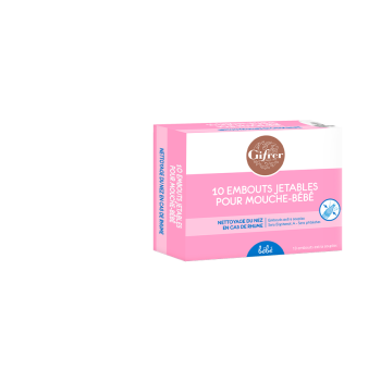 Embouts jetables pour mouche-bébé Gifrer - boîte de 10 embouts jetables