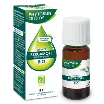 Essence bergamote bio Phytosun Arôms - flacon de 10 ml