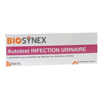 Autotest infections urinaires Biosynex - boîte de 3 tests