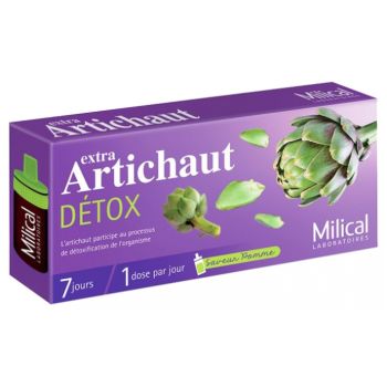 Extra Artichaut Détox Milical - 7 fioles de 10 ml
