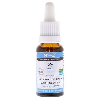 Fleurs de Bach N°42 Confiance bio Lemon Pharma - flacon de 20ml