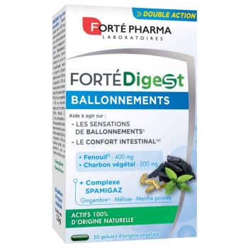 Forté Digest ballonnements Forté Pharma - boîte de 30 gélules