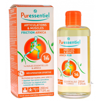 Friction arnica articulations & muscles Puressentiel - flacon de 200 ml