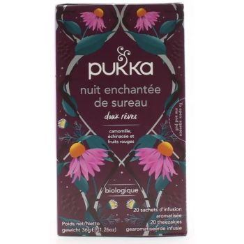 Nuit enchantée de sureau doux rêves Pukka - boite de 20 sachets