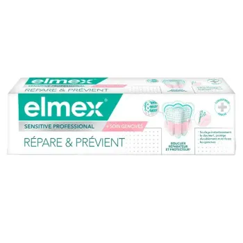 Sensitive professional dentifrice soin gencives Elmex - tube de 75ml