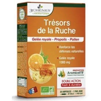 Trésors de la Ruche BIO 3 Chênes - boite de 20 ampoules