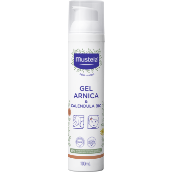 Gel arnica bébé et enfant calendula bio Mustela - flacon de 100 ml