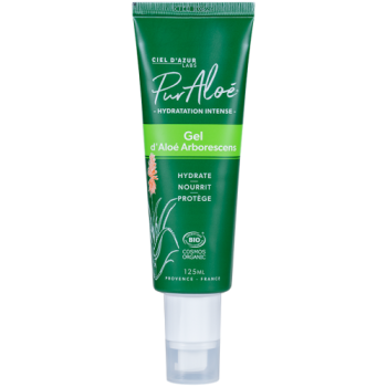 Gel d'Aloé Arborescens bio Pur Aloé - tube-pompe de 125ml
