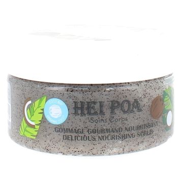 Gommage corps gourmand nourrissant huile de coco Hei Poa - pot de 260g