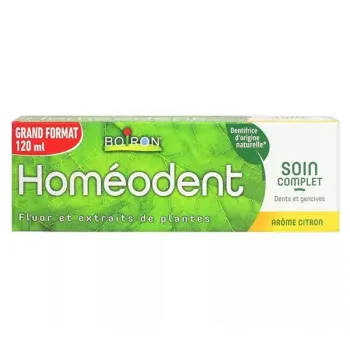Homéodent soin complet dents et gencives goût citron Boiron - tube de 120ml