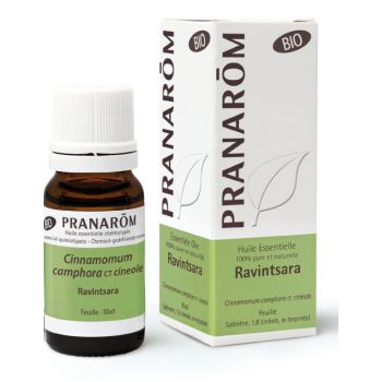 Huile essentielle de Ravintsara Bio Pranarôm - flacon de 10 ml