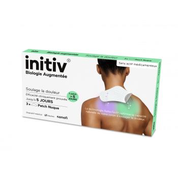 Initiv Patch nuque anti-douleur Sanofi - boîte de 3 patchs
