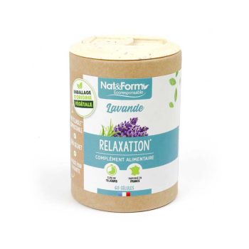 Lavande Ecoresponsable Nat&Form - boite de 60 gélules