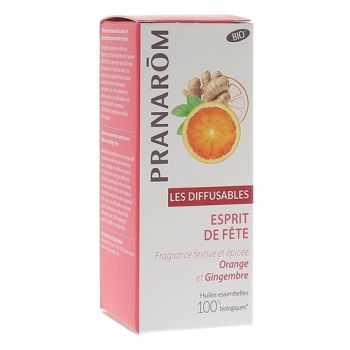 Les Diffusables Esprit de fête bio Pranarôm - flacon de 30ml