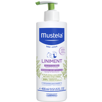 Liniment Mustela - flacon-pompe de 400 ml