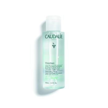 Lotion tonique hydratante Vinoclean Caudalie - flacon de 100 ml