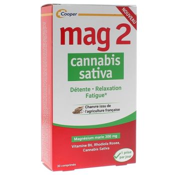 Mag 2 Cannabis Sativa Cooper - boite de 30 comprimés