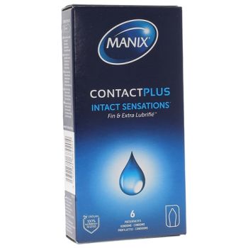 Préservatifs fins ContactPlus Manix - boîte de 6 préservatifs