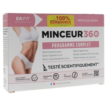 Minceur 360 programme complet Eafit - boîte de 120 comprimés