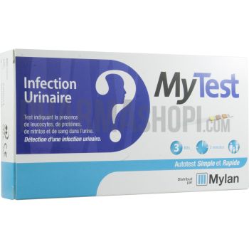 My Test infection urinaire détection infection urinaire Mylan - 3 kits