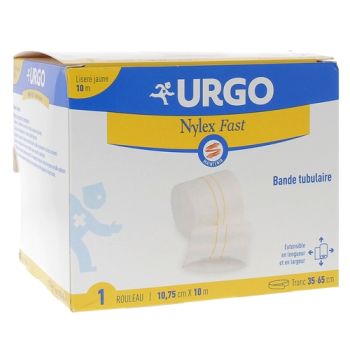 Nylex fast jaune Bande tubulaire Urgo - bande de 10,75cm x 10m