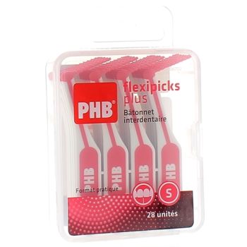 PHB Flexipicks Plus bâtonnet interdentaire Crinex - 28 unités