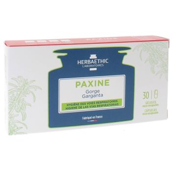 Paxine Maux de Gorge Herbaethic - boîte de 30 comprimés