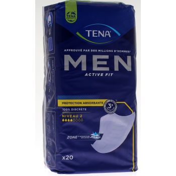 Protection absorbante pour hommes niveau 2 Tena - 20 serviettes