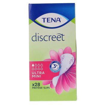 Protège-slips Lady ultra mini Discreet Tena - boîte de 28 protège-slips