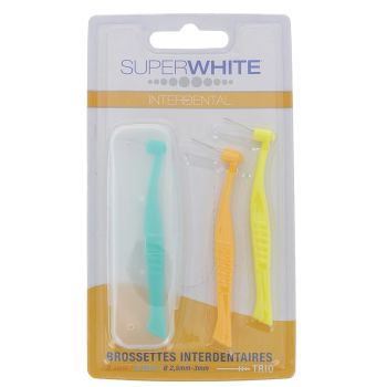 Brossettes interdentaires Superwhite - 3 brossettes
