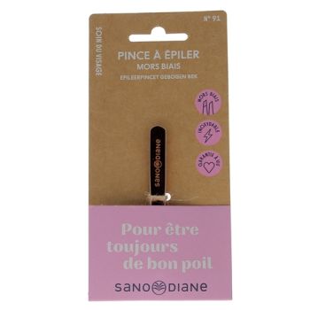 Pince à épiler mors biais Sanodiane - 1 pince