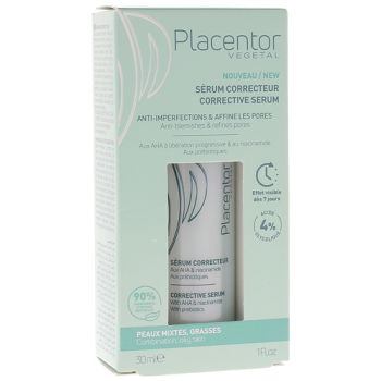 Sérum correcteur peaux mixtes à grasses Placentor végétal - flacon de 30ml
