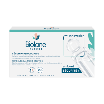 Sérum physiologique Biolane Expert - boîte de 20 unidoses