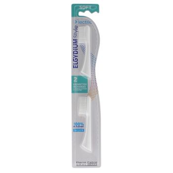 Style Electric Brossettes recharges souple Elgydium - lot de 2 brossettes