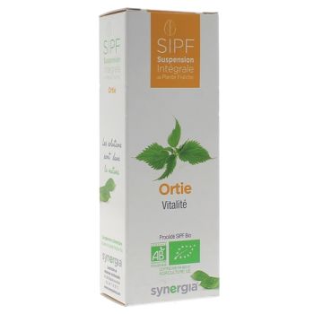Suspension intégrale de plante fraîche ortie vitalité Synergia - flacon de 100 ml