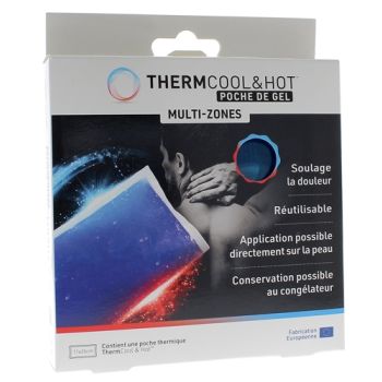 Thermcool&hot Poche de gel multi-zones - boîte d'une poche de 11x26cm